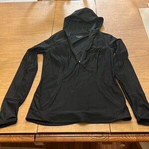 Athleta 3/4 zip with hood